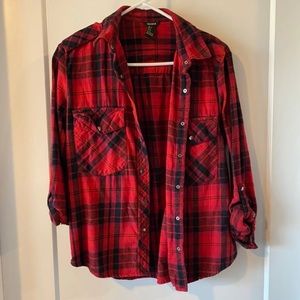 Plaid Long Sleeved Shirt